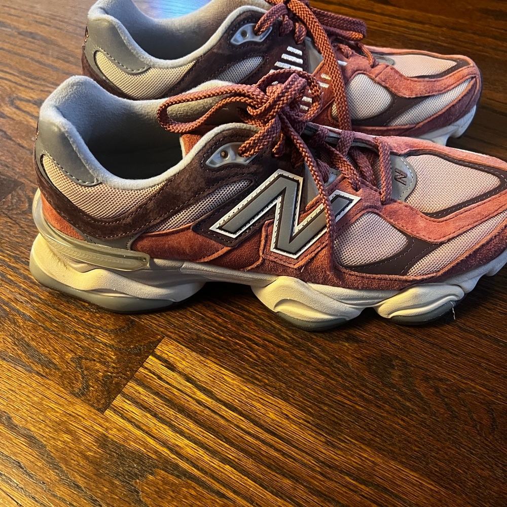 New Balance 9060 Pink and Gray Shoes